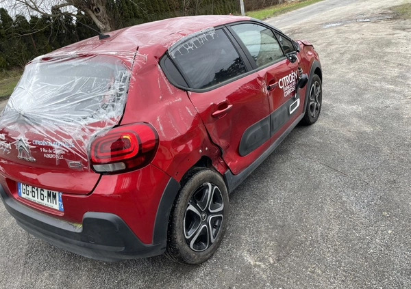 Citroen C3 cena 27500 przebieg: 4700, rok produkcji 2022 z Krotoszyn małe 379